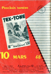 Verso de Tex-Tone (Impéria) -260- Réquisition
