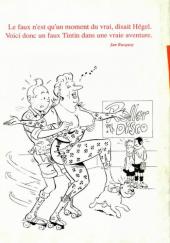 Verso de Tintin - Pastiches, parodies & pirates -b1992- La vie sexuelle de Tintin