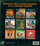 Verso de Garfield (Presses Aventure - carrés) -10- Album Garfield #10