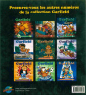 Verso de Garfield (Presses Aventure - carrés) -9- Album Garfield #9