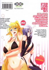Verso de Monster Musume - Everyday Life with Monster Girls -11- Volume 11