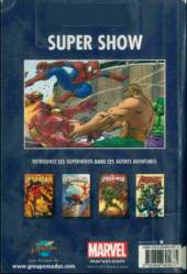 Verso de Superhéros - Les aventures -1- Super show : Spider-Man, Hulk et Iron Man.