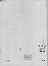 Verso de Panache (Impéria) -Rec34- Collection reliée n°34 (du n°256 au n°259)