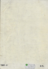 Verso de Sergent Guam -Rec25- Collection reliée N°25 (du n°97 au n°100)