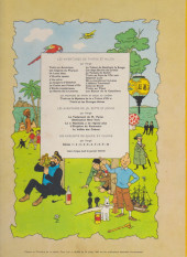 Verso de Tintin (Historique) -12B36- Le Trésor de Rackham le Rouge