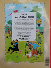 Verso de Tintin (en langues étrangères) -7Gallois- An tOilean Dubh