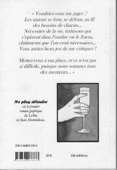 Verso de Ne plus attendre