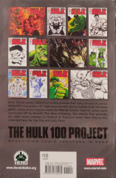 Verso de Hulk Vol.2 (2008) -HS1- The Hulk 100 Project