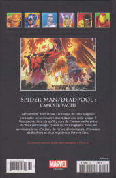 Verso de Marvel Comics : La collection (Hachette) -161128- Spider-Man / Deadpool : l'amour vache