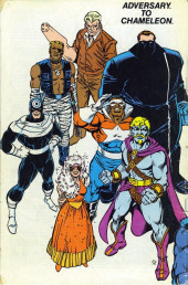 Verso de (DOC) The Official Handbook of the Marvel Universe Vol.3 - Update'89 (1989) -1- Adversary To Chameleon