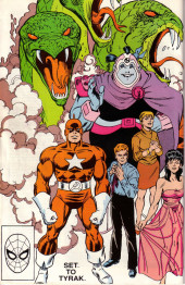 Verso de (DOC) The Official Handbook of the Marvel Universe Vol.3 - Update'89 (1989) -7- Set To Tyrak