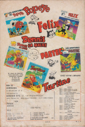 Verso de Tartine (Festival - 1re série) (1961)  -100- Numéro 100