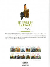 Verso de Les grands Classiques de la littérature en bande dessinée -6a2020- Le livre de la jungle