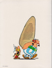 Verso de Astérix (en anglais) -13''- Asterix and the cauldron