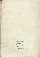 Verso de Ivanhoé (1re Série - Aventures et Voyages) -Rec35- Recueil N°35 (du n°137 au n°140)
