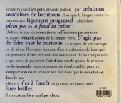 Verso de Illustré (Le Petit) (La Sirène / Soleil Productions / Elcy) - La moto illustrée de A à Z