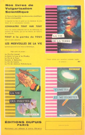 Verso de (Catalogues) Éditeurs, agences, festivals, fabricants de para-BD... - Dupuis - 1958 Printemps - Catalogue