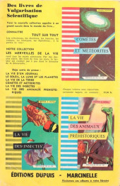 Verso de (Catalogues) Éditeurs, agences, festivals, fabricants de para-BD... - Dupuis - 1958 - Catalogue