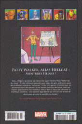 Verso de Marvel Comics : La collection (Hachette) -165127- Patsy Walker, Alias Hellcat : Aventures Félines !