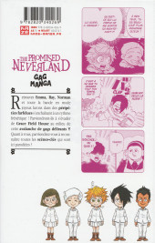 Verso de The promised Neverland -HS2- The Promised Neverland - Gag manga