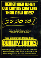 Verso de Warrior (1982) -6- Issue # 6