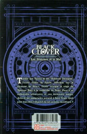 Verso de Black Clover -25- Les hommes et le mal