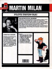 Verso de Martin Milan (2e Série) -11- Eglantine de ma jeunesse