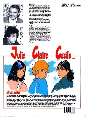 Verso de Julie, Claire, Cécile -1- Moi, tu sais, les mecs !...