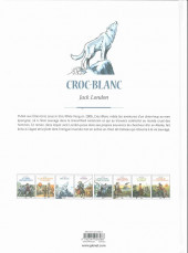Verso de Les grands Classiques de la littérature en bande dessinée -33a2019- Croc-Blanc