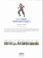 Verso de Les grands Classiques de la littérature en bande dessinée -36a2019- Les Trois Mousquetaires