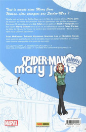 Verso de Spider-Man aime Mary Jane -1- Tranche de vie