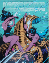 Verso de Xenozic Tales (1989) -2- Dinosaur Shaman