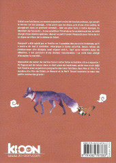 Verso de Le renard et le petit tanuki -1- Tome 1