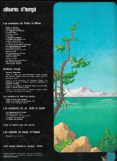 Verso de Tintin - Divers -C3a81- Tintin et le lac aux requins