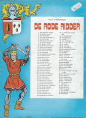 Verso de Rode Ridder (De) -21- De Wilde Horde