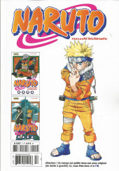 Verso de Naruto (Hachette) -2- L'intégrale - Tome 2