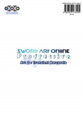 Verso de Sword Art Online - Progressive - Arc 2 : Transient Barcarolle -2- Tome 2