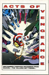 Verso de Marvel Age (1983) -81- Acts of Vengeance