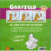 Verso de Garfield (Presses Aventure - carrés) -INT23- Poids Lourd - 23