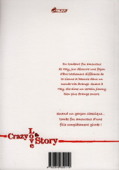Verso de Crazy Love Story -1- Tome 1