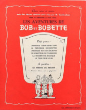 Verso de Bob et Bobette (2e Série Rouge) -6- Le Teuf-Teuf Club