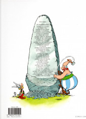 Verso de Astérix (Hachette) -8e2014- Astérix chez les Bretons