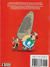 Verso de Astérix (en anglais) -24c- Asterix in Belgium