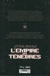 Verso de Star Wars - L'empire des ténèbres (Delcourt) -INTa2020- L'empire des ténèbres