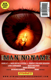Verso de The man with No Name (2008) -6- Issue # 6