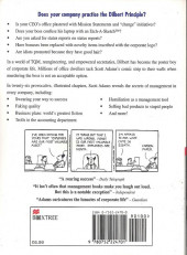 Verso de Dilbert (en anglais, Andrews McMeel Publishing) -HS1- The Dilbert principle