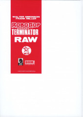 Verso de RoboCop versus The Terminator - Tome TL