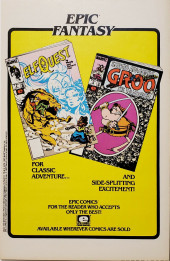 Verso de Marvel Age (1983) -37- 25th anniversary issue