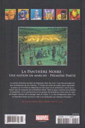 Verso de Marvel Comics : La collection (Hachette) -169133- La Panthère Noire : Une Nation en Marche - Première Partie