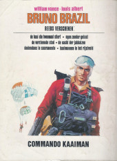 Verso de Bruno Brazil (en néerlandais) -2- Commando Kaaiman